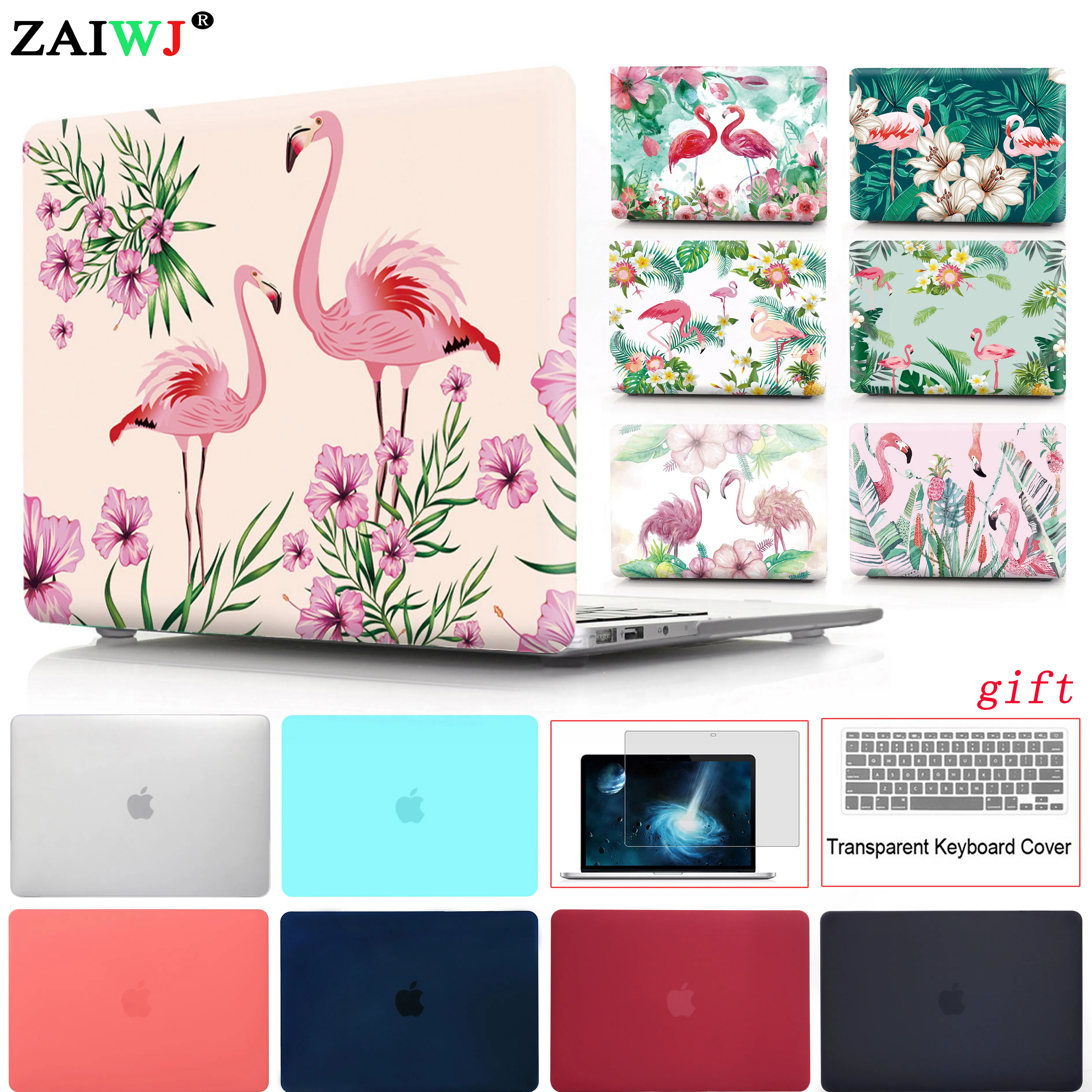 Новый чехол ZAIWJ для ноутбука MacBook Air Pro Retina 11 12 13 15 3 4 дюйма с сенсорной панелью и