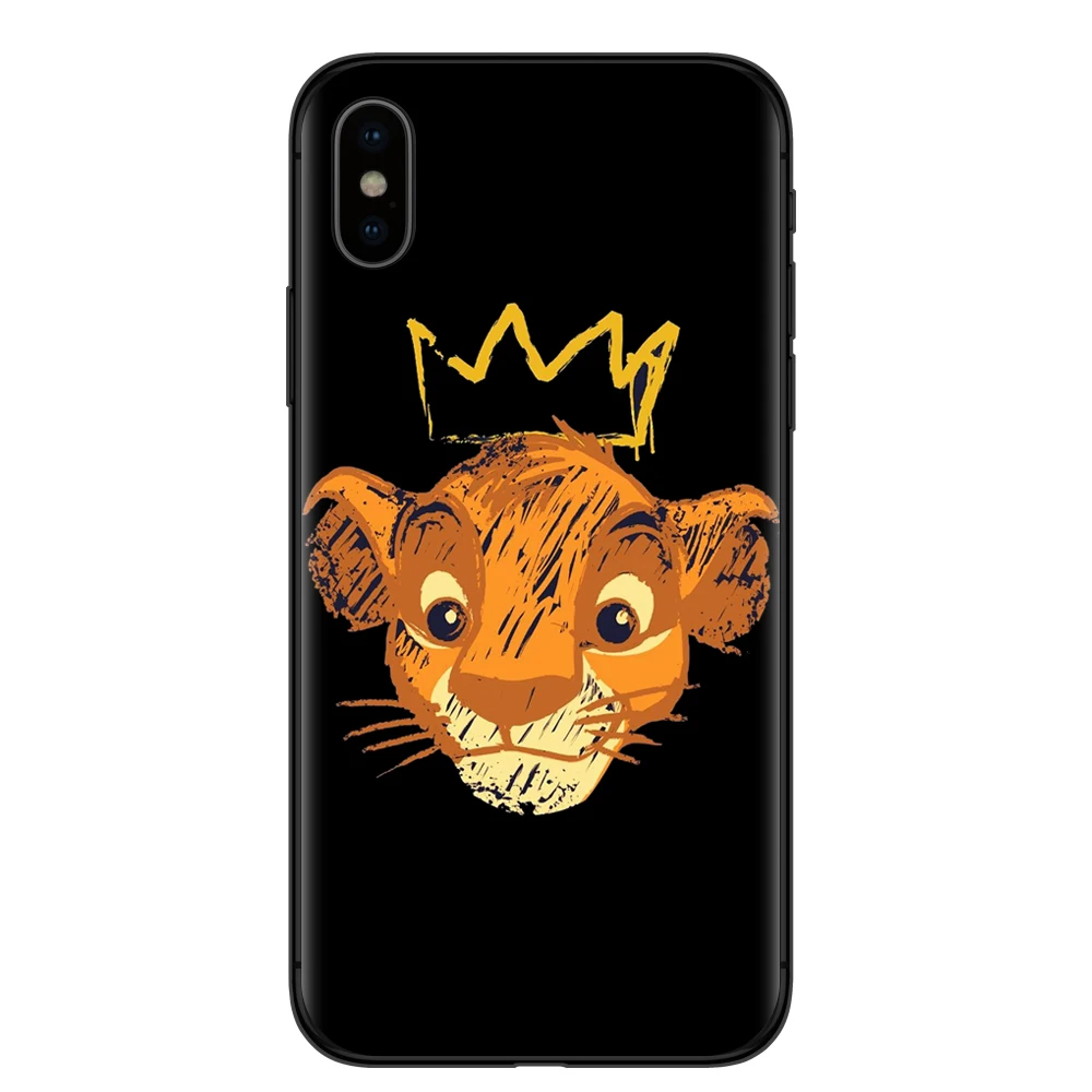 FUNNYRUI Король Лев чехол для iphone X XR XS Max 8 8plus 7 7plus Аксессуары для сотовых телефонов для iphone 6 6S Plus 5S SE