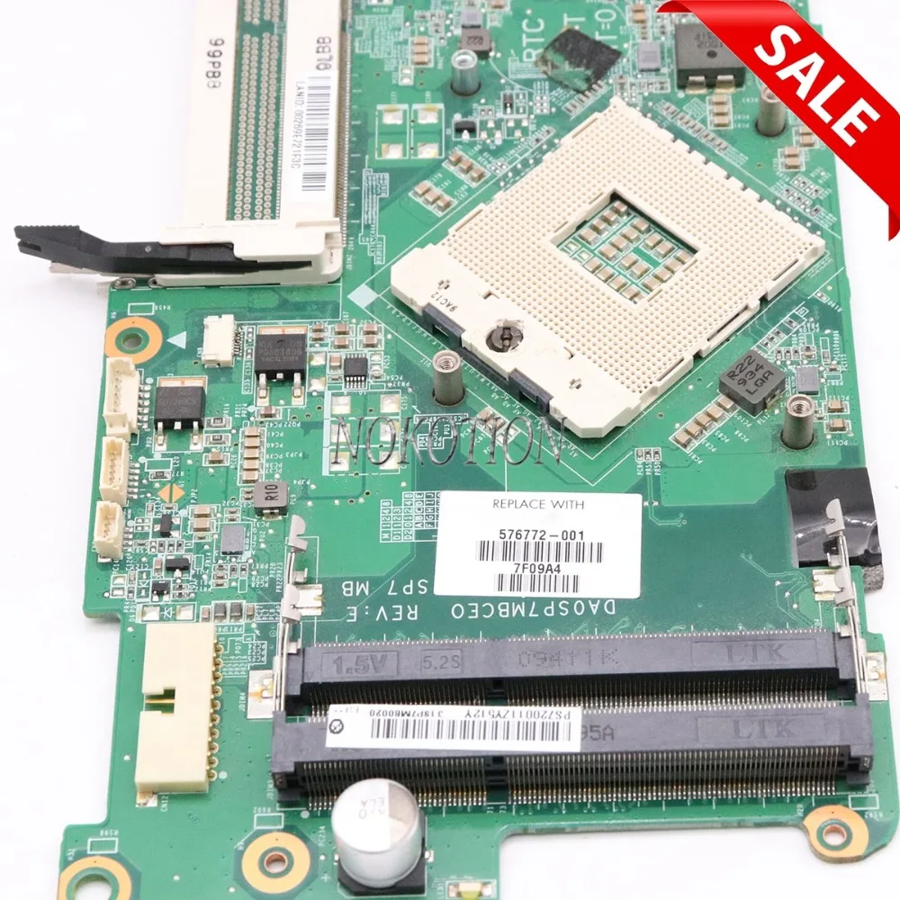 NOKOTION 576772-001 DA0SP7MBCE0 основная плата для HP ENVY 15 материнская ноутбука PM55 DDR3 полностью