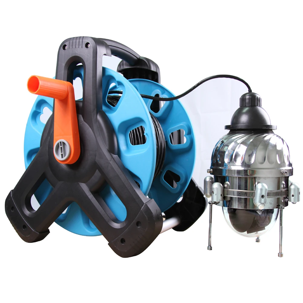 50Meters Depth Underwater PTZ Camera with 10x Optical Zoom & 6PCS 2 Walt White LEDS & IP68 Waterproof & Auto Scan Function