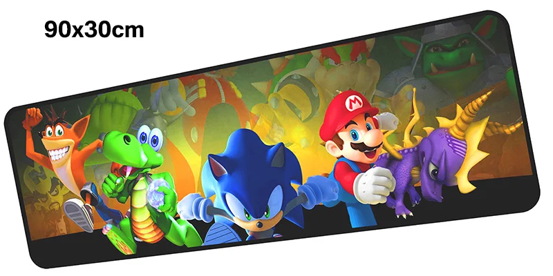 Size 900x300X2MM Коврик для мыши mario, геймер, 900x300 мм, коврик для мыши, большой игровой коврик для мыши, высококачественный коврик для мыши, компьютерный стол, коврик для мыши, аксессуары - Цвет: Size 900x300X2MM