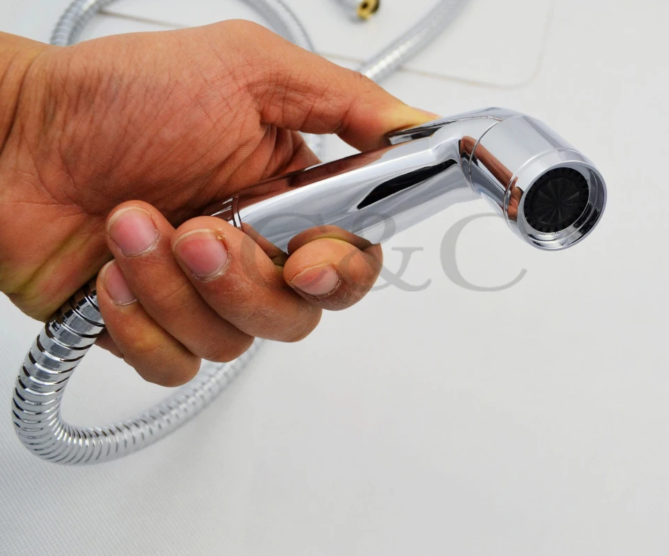 Настенный ручной распылитель для биде Shattaf со шлангом и держателем (подарок)