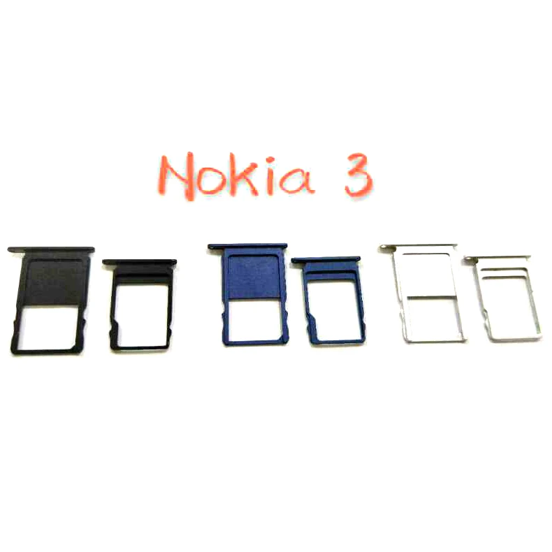 

Новый лоток для слота для sim-карты для Nokia 3 TA-1032, держатель для sim-карты