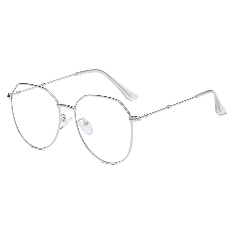 Mincl/Ультралайт нерегулярные металлические очки для близорукости рамка ретро