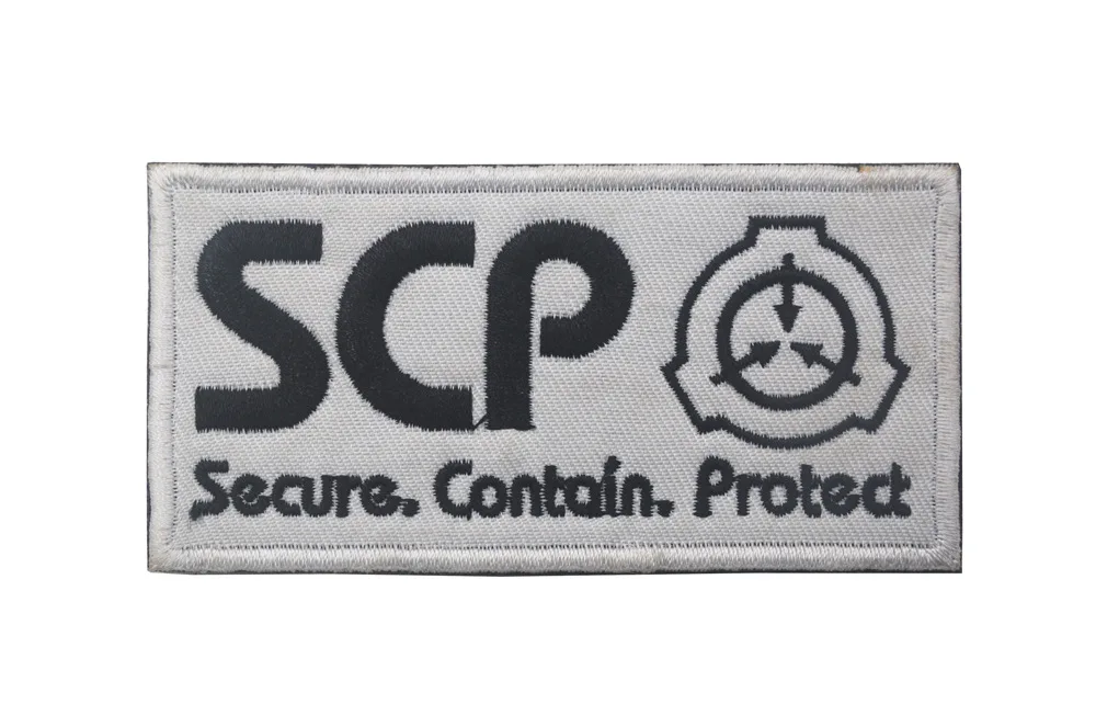 SCP 6 Специальные процедуры удержания основа безопасный содержит защиты SCP патчи значки аппликации SCP патч для куртки мешок джинсы - Цвет: SCP 6