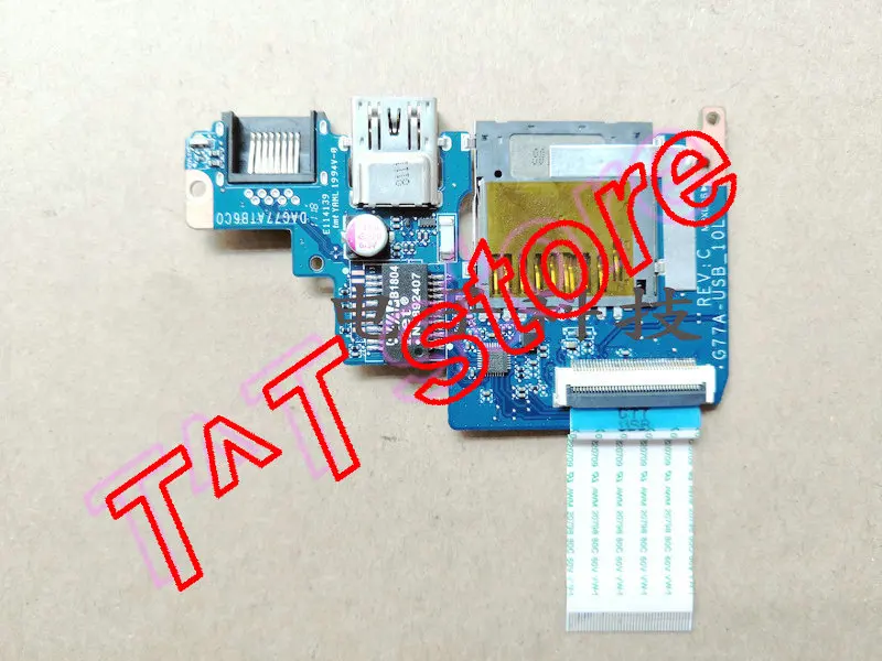 Оригинальный Для HP TPN Q201 15 CK CK025TX серии USB SD кард ридер DAG77ATB6C0 тест хорошая