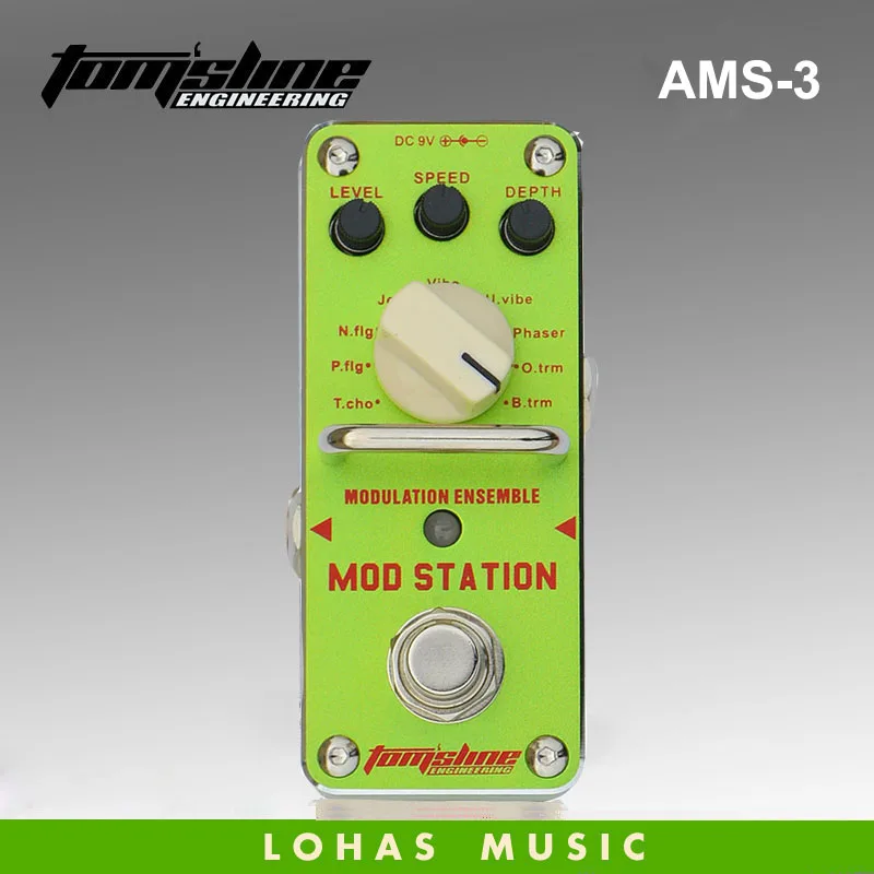 Новая AROMA AMS 3 MOD STATION 11 классических эффектов модуляции гитара педаль для создания
