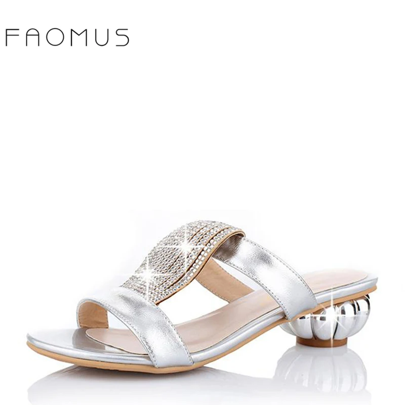 Famous2017 Summer горный хрусталь овчины с сандалии в богемном стиле | Обувь