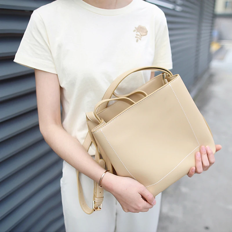 Дамские сумочки из ПУ кожи однотонные повседневные сумки через плечо модная