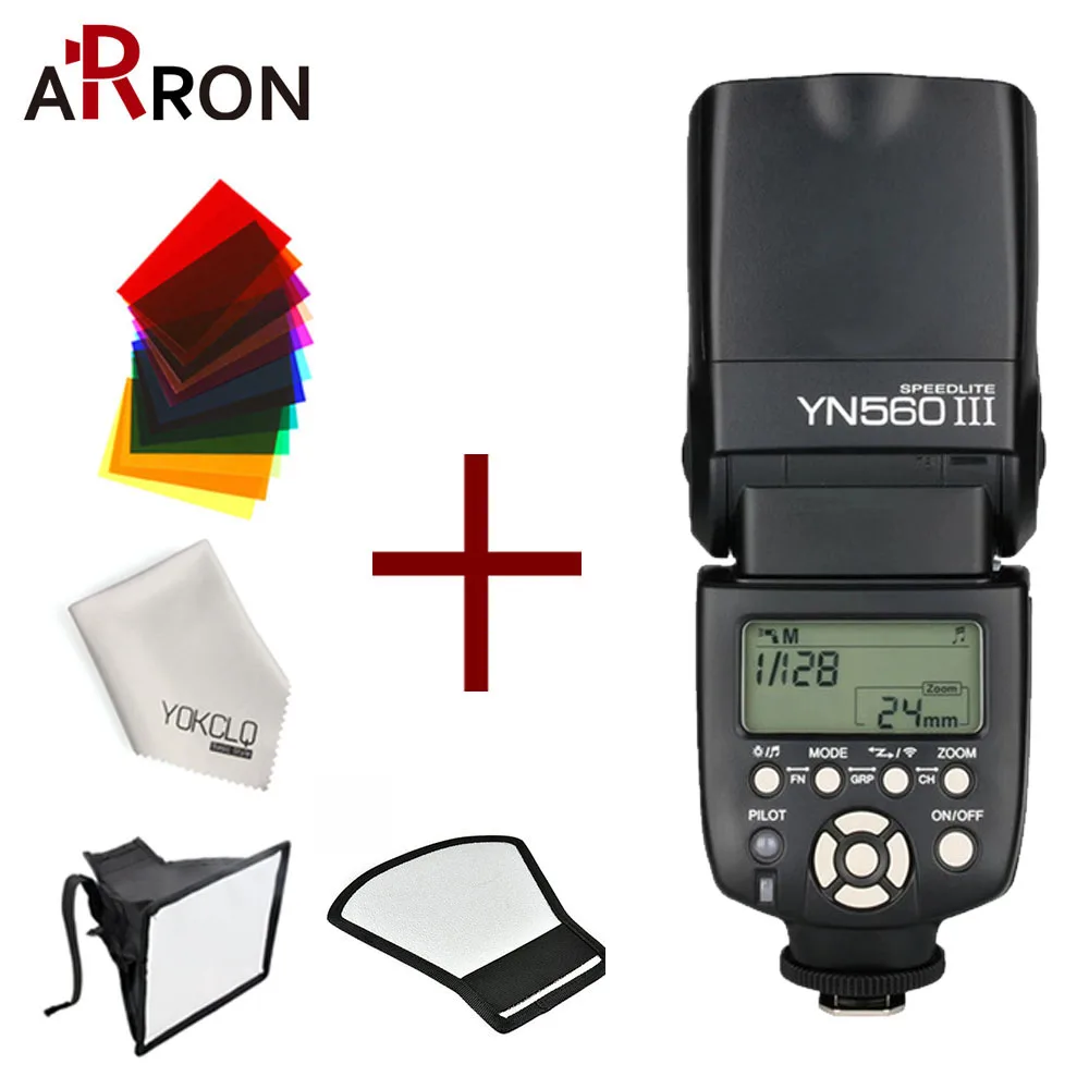 Профессиональная вспышка Yongnuo YN 560III для Canon Nikon Pentax Olympus|yongnuo yn-560iii|yongnuo for canonflash