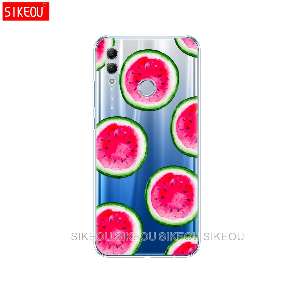 Силиконовый чехол для huawei honor 10 lite, чехол 6,21 дюйма, мягкая задняя крышка для телефона из ТПУ для honor 10 lite, защитный чехол Etui full 360 - Цвет: 61065