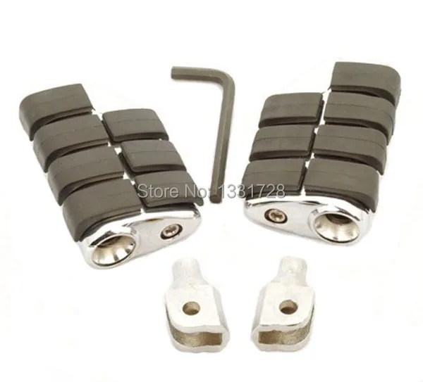

Chrome Wing Foot Pegs Rests For 2001-2006 Honda GL1800