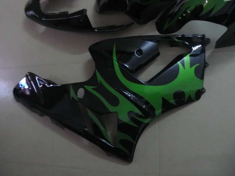 Литьевая форма обтекатель комплект для KAWASAKI Ninja ZX12R 02 03 04 05 ZX 12R 2002 2004 2005 ABS зелено