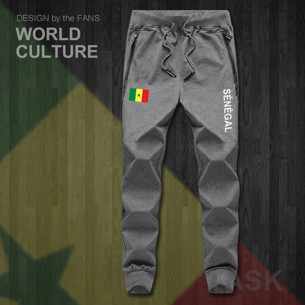 Senegal SEN africa Senegalese mens pants joggers jumpsuit sweatpants track sweat fitness fleece tactical casual nation country | Мужская