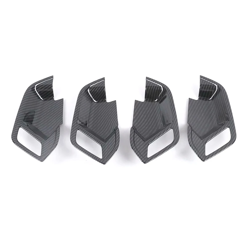 

Car Styling Accessories 4PCS ABS Plastic Interior Door Handle Bowls Cover Trim For Audi Q3 2019 2020