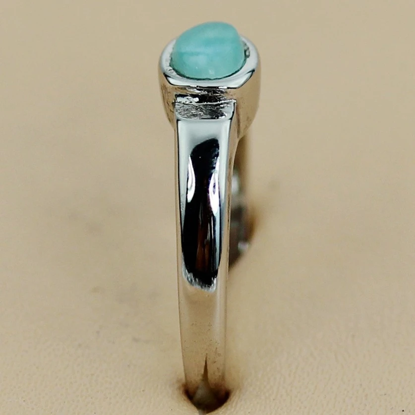 Модные милые обручальные кольца flenne Esme Larimar ювелирные изделия и аксессуары для