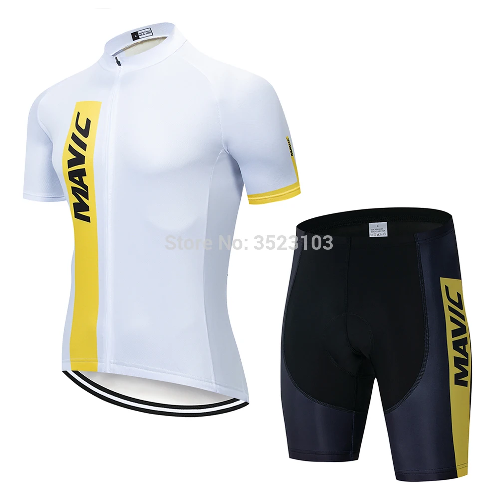 09 Mavic мужские спортивные майки Pro набор летняя одежда для велоспорта Одежда велосипедная Одежда MTB велосипедная одежда костюм - Цвет: 09