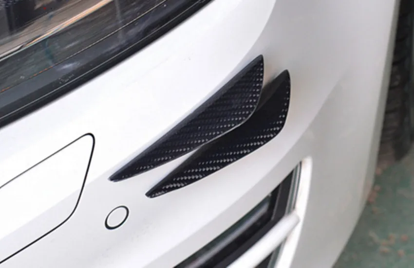 4 шт./компл. универсальные ласты для переднего бампера из углеродного волокна FRP