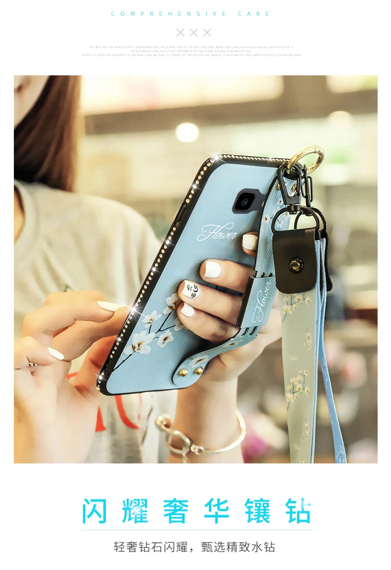 Чехол с ремешком на запястье для samsung Galaxy J7 Prime J3 J5 J4 Core J6 Plus J2 Pro J8 ремешок на шею Чехол-держатель