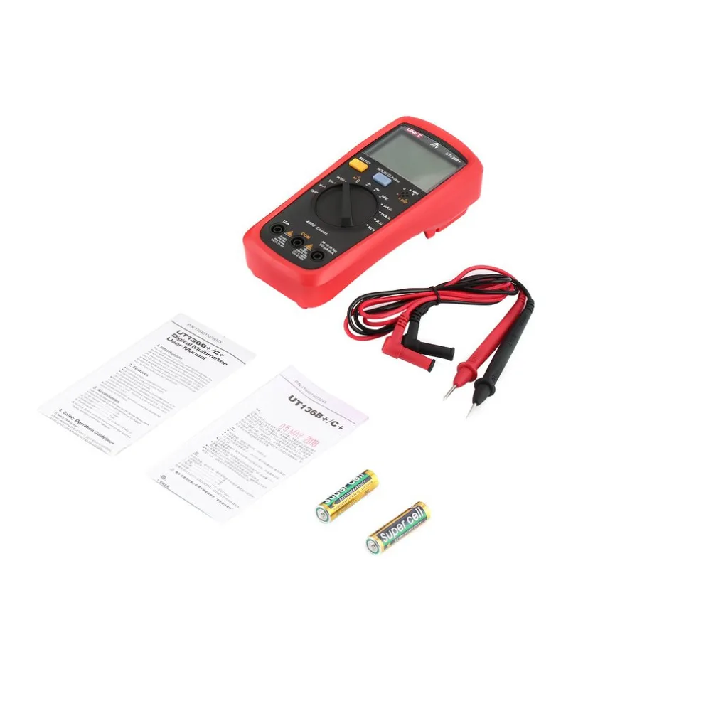 Digital Multimeter UNIT DC/AC Voltage Current Meter Handheld Ammeter Ohm Diode NCV Tester 4000 Counts Multitester No Contact | Инструменты