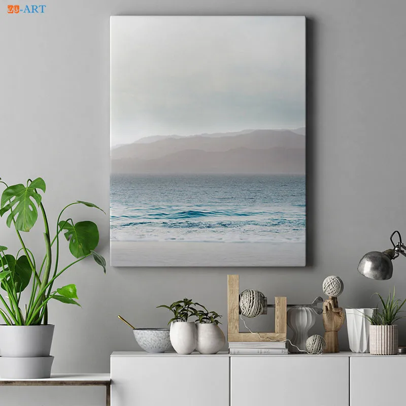 Серфинг холст Картина Пейзаж художественный Принт плакат волны океана стены