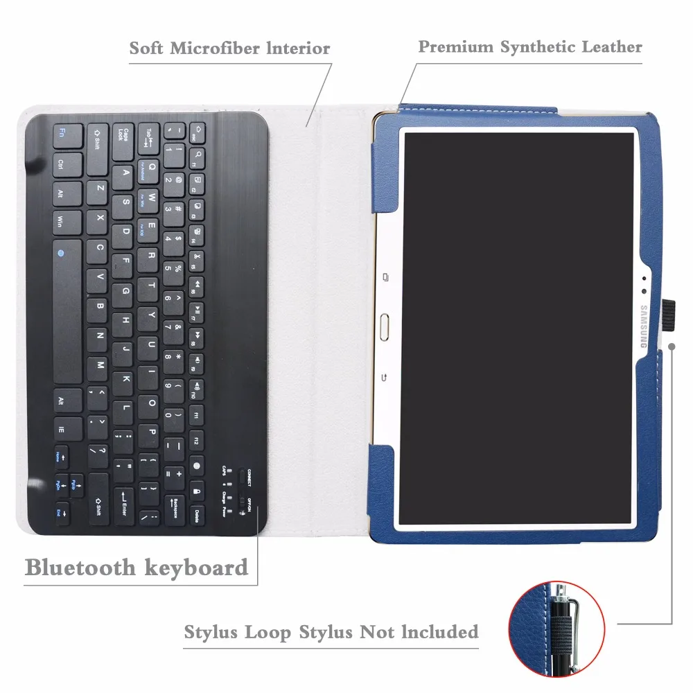 Для 10 5 &quotSamsung Tab S T800 съемный чехол для клавиатуры Bluetooth портативный складной из