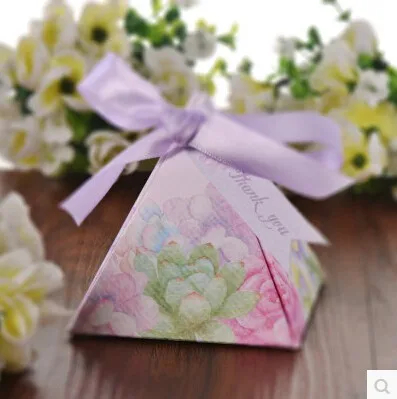 PASAYIONE Purple Double-side Usable Candy Boxes For Romantic Wedding Decoration Small Size Gift Favors Box Party Supplies | Дом и сад