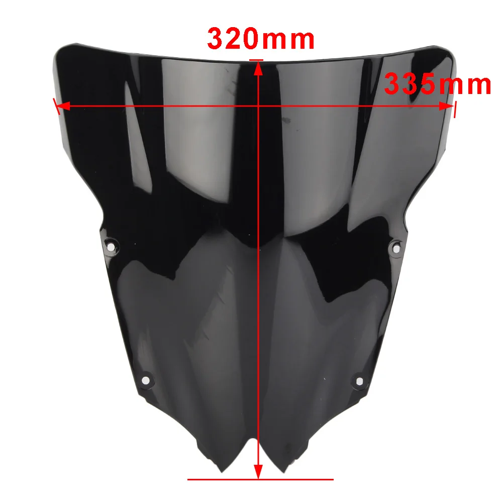 Ветровое стекло мотоцикла с двойными пузырьками для Yamaha YZF R6 600 2008 2009 2010 2011 2012 2013 2014
