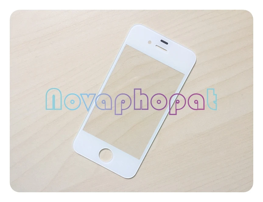 Черный/белый стеклянный экран Novaphopat для Iphone 4 5 4s 5C объектив (не сенсорный ЖК