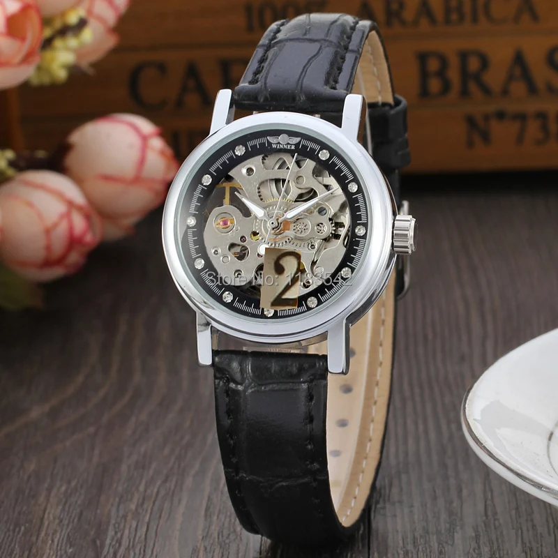 Часы Winner Watch модные женские часы высокого качества Фабричный магазин бесплатная