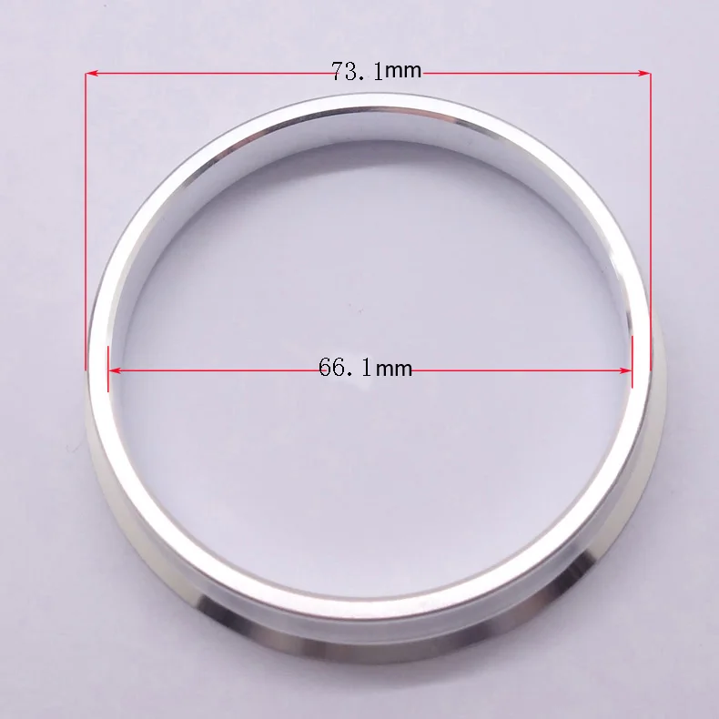 

Teeze 4pcs Alloy Customize Made Wheel Spacer Spigot Hub Centric Rings 73.1mm to 66.1mm