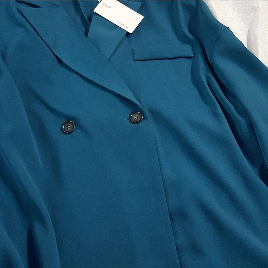 Mlanxeue Spring Slim Women Blazer Coat Casual Jacket Long Sleeve One Button Shirt Ladies Blazers Work Wear Notched |