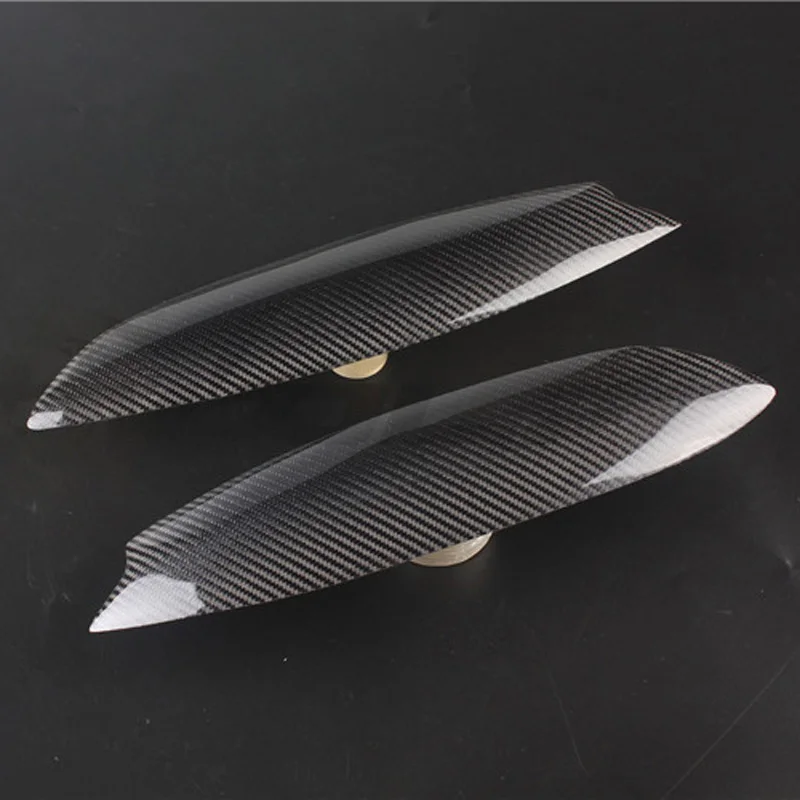 Накладка на переднюю фару из углеродного волокна накладка веко для бровей