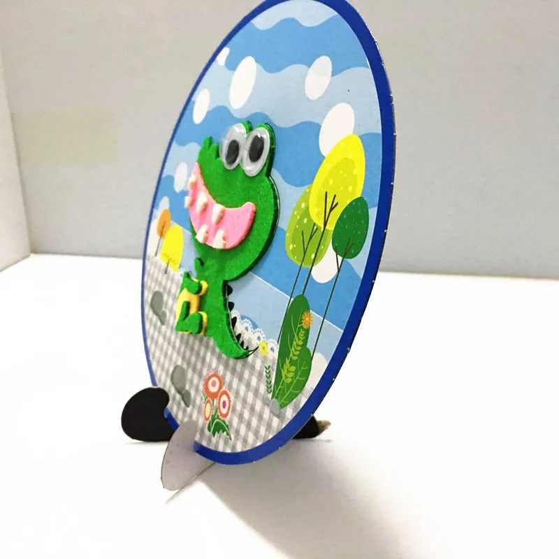 Happyxuan 6 шт. рукоделие фетровая ткань Набор для рукоделия 3D игры в животных Детский креативный детский сад Раннее Обучение игрушки новинка