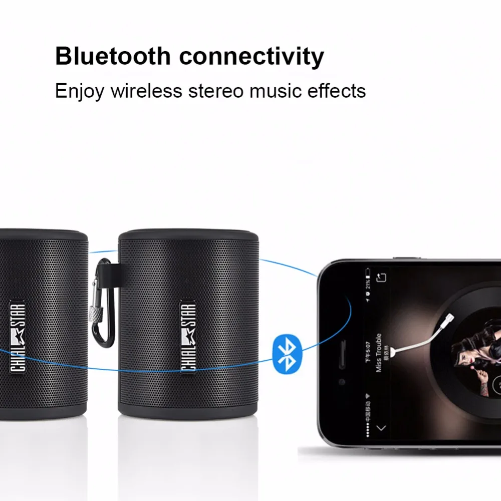 Наушники вкладыши TWS Bluetooth Динамик s M3 двойной парные 5 Вт * 2 предмета Портативный