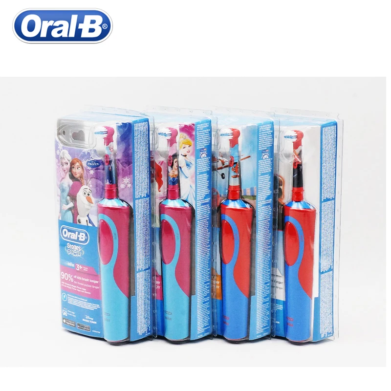 Электрическая зубная щетка Oral B для детей старше 3 лет перезаряжаемая Индуктивная