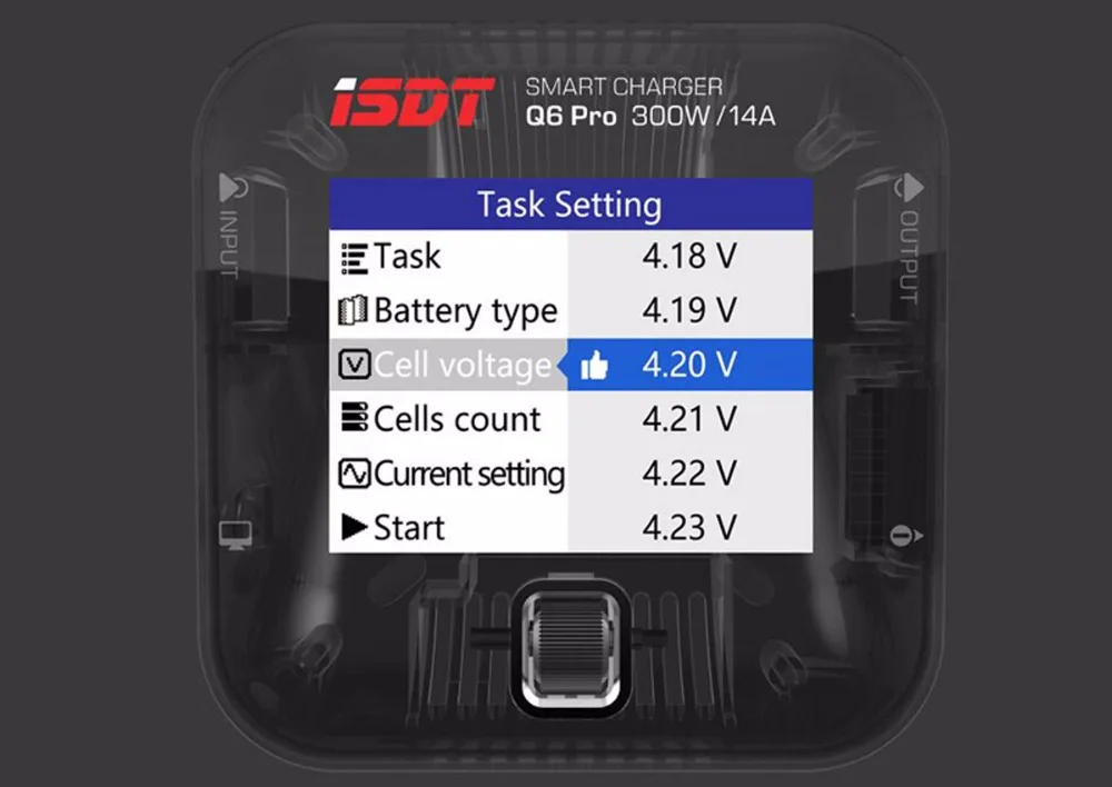 ISDT Q6 Pro BattGo 300 Вт 14A Карманный Lipo аккумулятор баланс зарядное устройство смарт-цифровой зарядное устройство для RC моделей DIY запасные части
