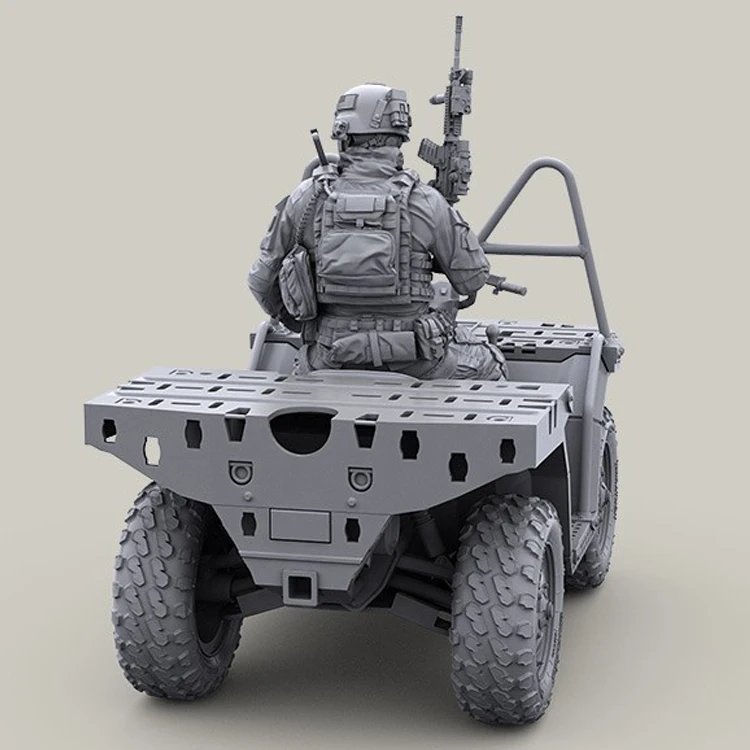 1/35 Спецназ США 2013 ATV rider размазывание не включает в себя автомобиль полимерную