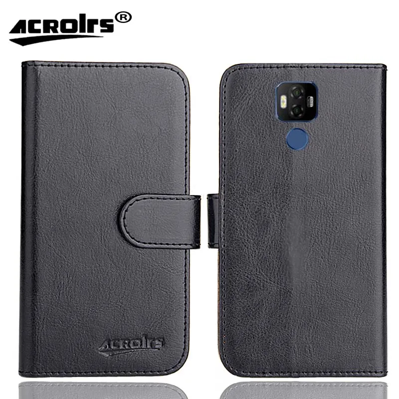 Чехол книжка Ulefone Power 6 цветов мягкий кожаный чехол для телефона Crazy Horse с функцией
