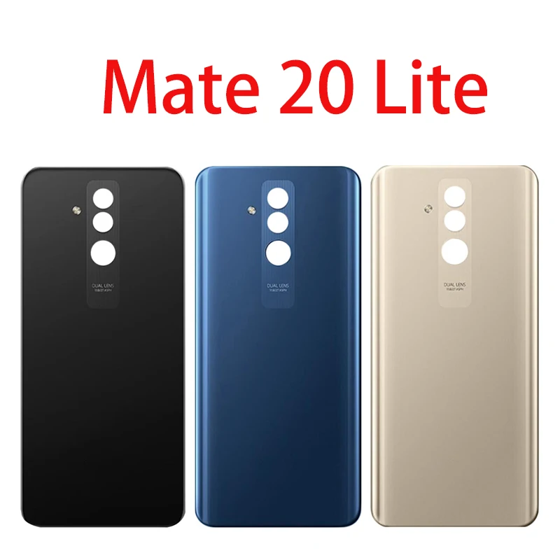 Чехол на заднюю дверь для huawei mate 20 mate 20 Pro 20 Lite крышка на батарейку Задняя стеклянная панель крышка на батарейку mate 20 Замена