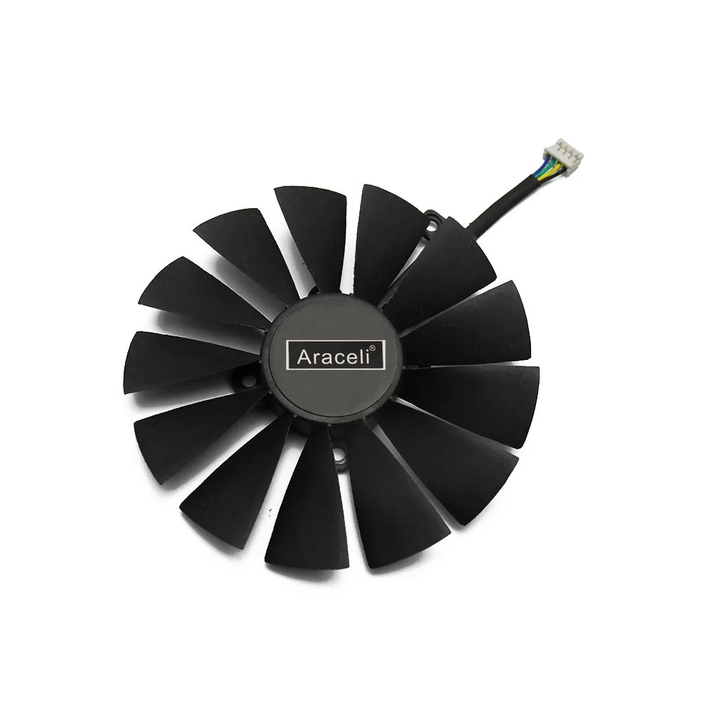 1PCS FDC10M12S9-C 12V 0.25AMP 95 мм VGA вентилятор для ASUS STRIX RX 470 570 580 RX470 RX570 RX580 игровой 4PIN 13 лопасти охлаждающий вентилятор - Цвет лезвия: 1PCS