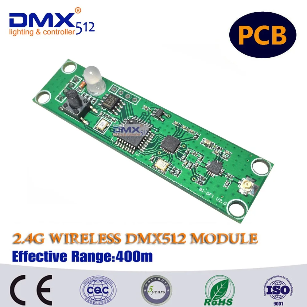 Беспроводной Dmx512 Контроллер один передатчик и один приемник PCB модуль в светодиодное сценическое освещение для обновления сценического освещения