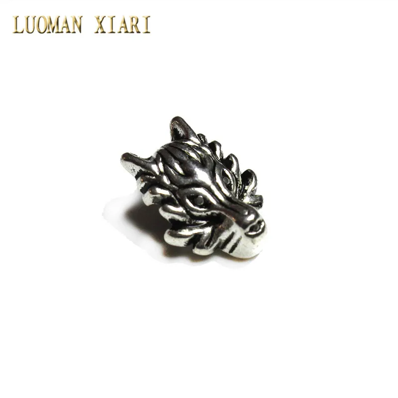 10 шт./20 шт./партия бусины разделители в виде головы дракона|beads charms|charm diybead spacers |