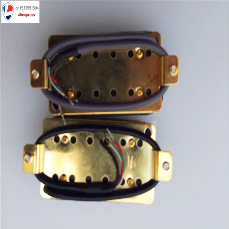 1 комплект магнитная Красная гитара Humbucker Pickup Set перемычка и шея|pickup set|humbucker pickup