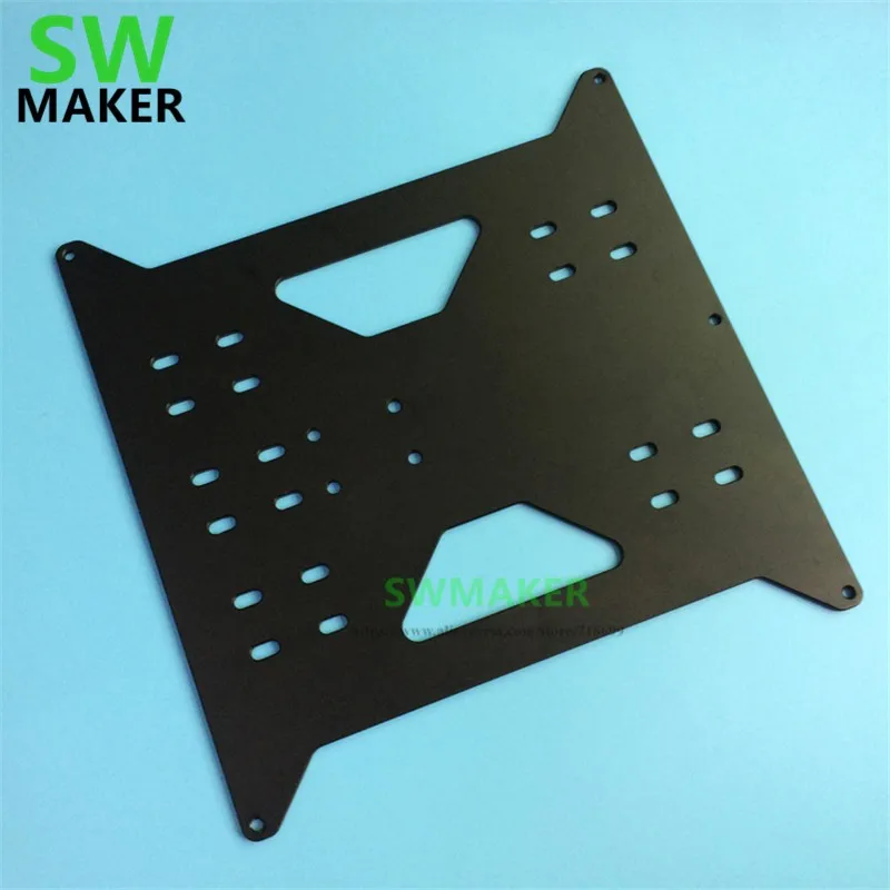

Upgrade Y Carriage Plate black color for wanhao Duplicator i3 /Monoprice Maker Select V1/V2/V2.1/Plus 3D printer