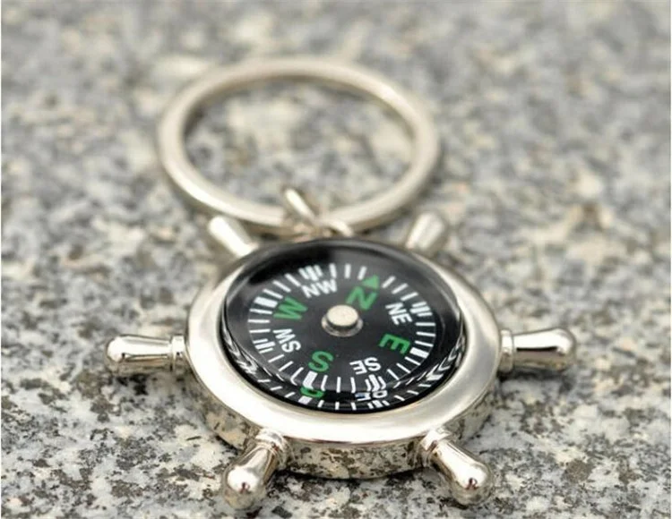 Модный штурвал компас брелок цепочка для ключей сумки | Украшения и аксессуары