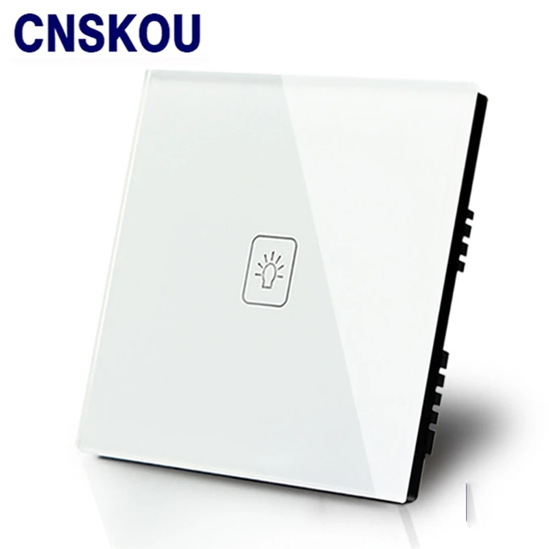 Cnskou UK Стандартный сенсорный переключатель 1 банда 1way со светодиодным