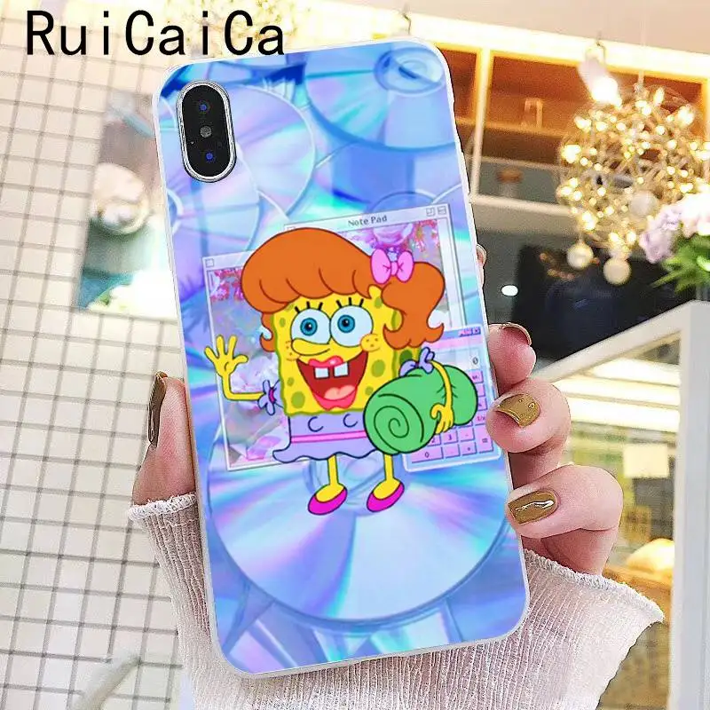 Ruicaica милый детский ТПУ чехол для телефона, чехол для iPhone 5 5Sx 6 7 7plus 8 8Plus X XS MAX XR Fundas Capa