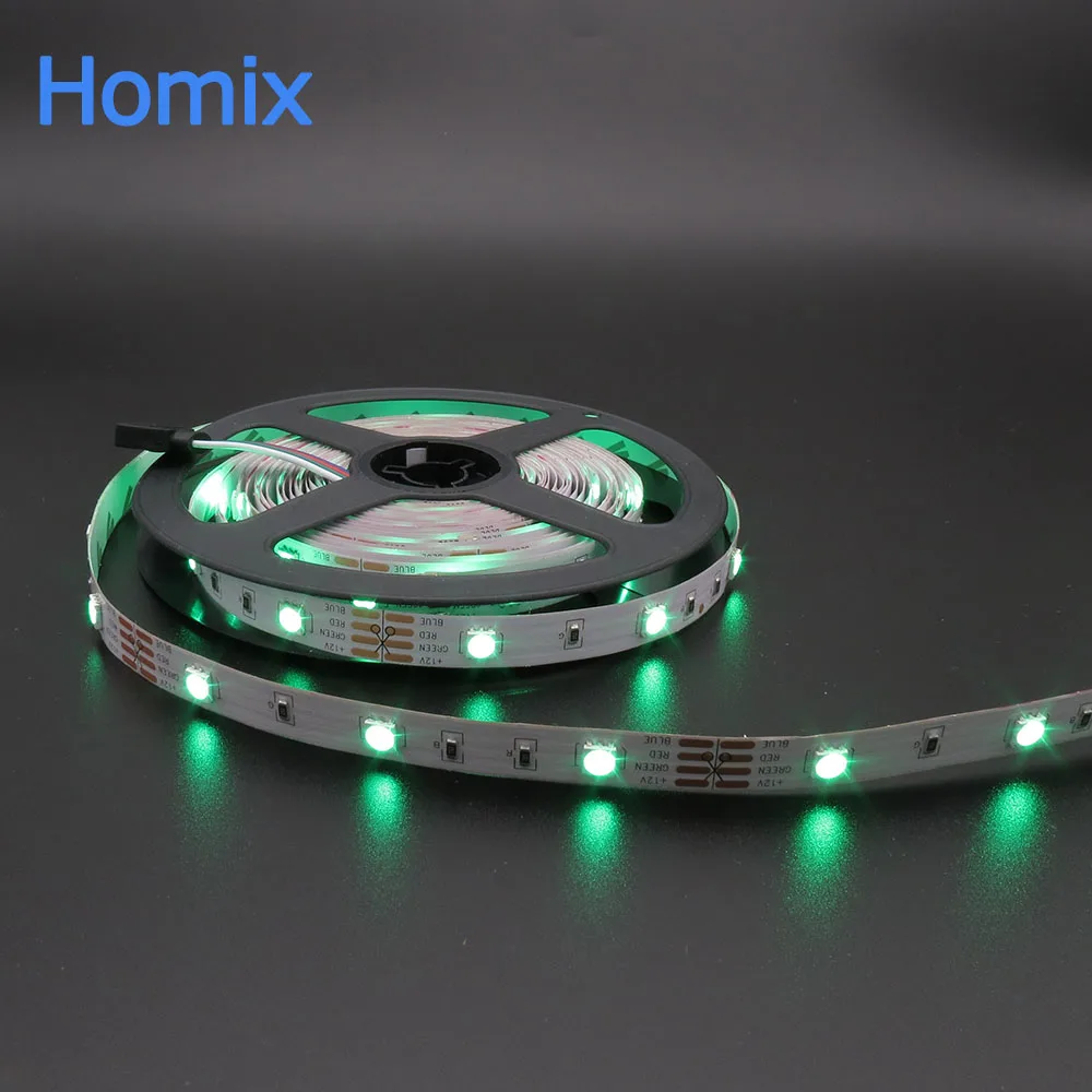 SMD RGB Светодиодная лента 5050 5 м светодиодсветильник rgb Диодная гибкая контроллер 12