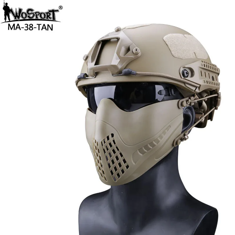 Открытый тактический Piloteer Maske Страйкбол Сетка уход за кожей лица Ma sk щиты для охоты военные вечерние кино камуфляж призрак бой
